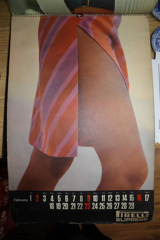 A 1964 Pirelli calendar photographs by Robert Freeman